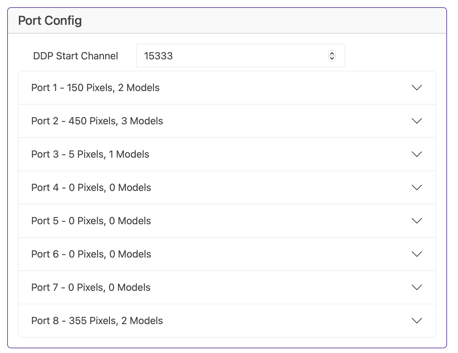 Baldrick8 Web Interface Ports 