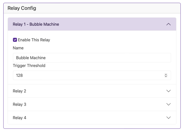 BaldrickSwitchy Web Interface Relay 